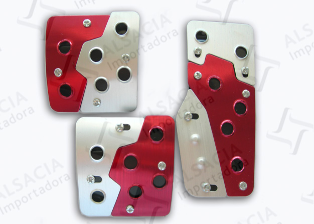 Repuestos de autos: Pedalera Rojo 3 Pcs Ma...