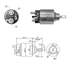 Repuestos de autos: Solenoide para Motor de Partida, Linea Bosch, 12 V...
Nro. de Referencia: ZM-371