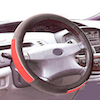 Repuestos de autos: Cubre (Protector de) Volante Tubular, Negro/Rojo M...
Nro. de Referencia: 08B128A-M