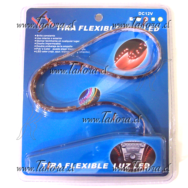 Repuestos de autos: Rollo flexible (Tiras Flexibles) de leds, 50 cms.,...
Nro. de Referencia: ROL50CM/12V/30LED/AMB