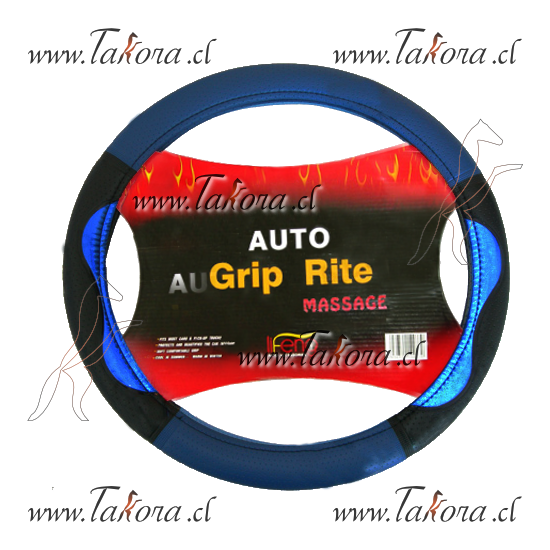 Repuestos de autos: Cubre Volante Tubular Azul/Negro L 39-41 cms....
Nro. de Referencia: 06B05A-L