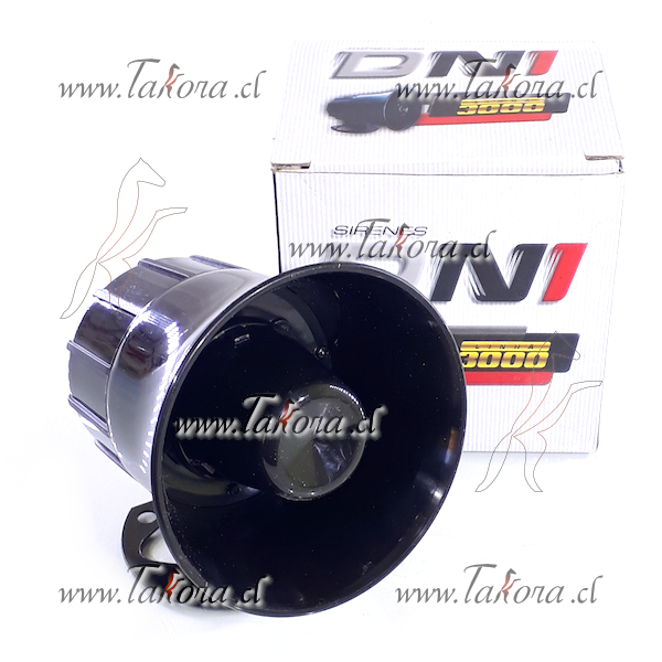 Repuestos de autos: Bocina Sirena 24Volts, 118Db (decibeles), 15W, Ele...
Nro. de Referencia: DNI-3200