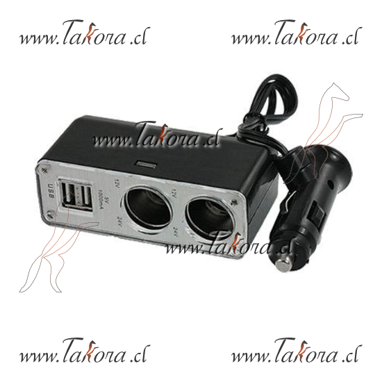 Repuestos de autos: Saca Corriente Doble + Usb Doble, 12Volts, Univers...
Nro. de Referencia: ES62022