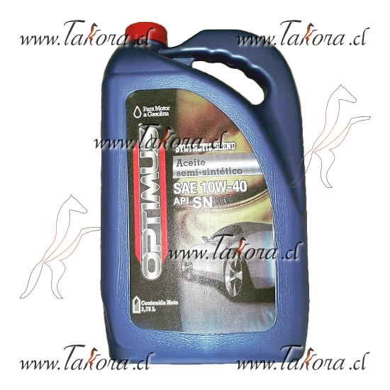 Repuestos de autos: Aceite Optimus SAE 10W-40 API Sn SemiSintetico. Ga...
Nro. de Referencia: 10W40 SN G