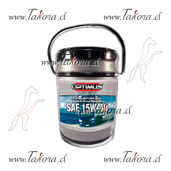 Repuestos de autos: Aceite Optimus SAE 15W-40 API Ci-4/SL Balde 19L<br...
Nro. de Referencia: 15W40 CI4/SL B