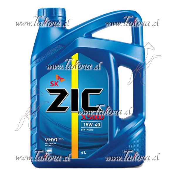 Repuestos de autos: Lubricante Zic Sae 15W-40 Api Ch-4/Sj Synthetic, 6...
Nro. de Referencia: 15W-40 X5000 6L