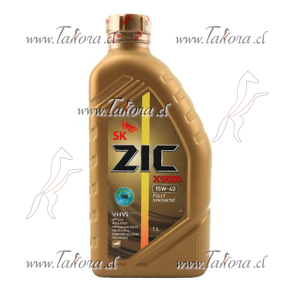 Repuestos de autos: Lubricante Zic Sae 15W-40 Api Cj-4 (Dpf) 100 Por C...
Nro. de Referencia: 15W-40 X9000 1L