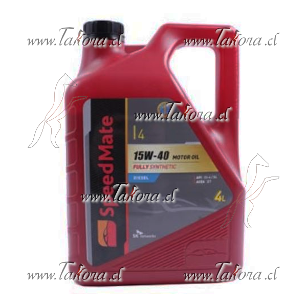 Repuestos de autos: Lubricante Speed Mate Sae 15W-40 Api Ci-4/Sl Fully...
Nro. de Referencia: 15W-40 I4 4L