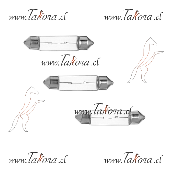 Repuestos de autos: Ampolleta, Tipo Fusible, 6Volts, 5Watts, 1Contacto...
Nro. de Referencia: 31628