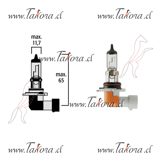 Repuestos de autos: Ampolleta, Halogena, H10 12 Volts, 42 Watts, ...
Nro. de Referencia: 9145