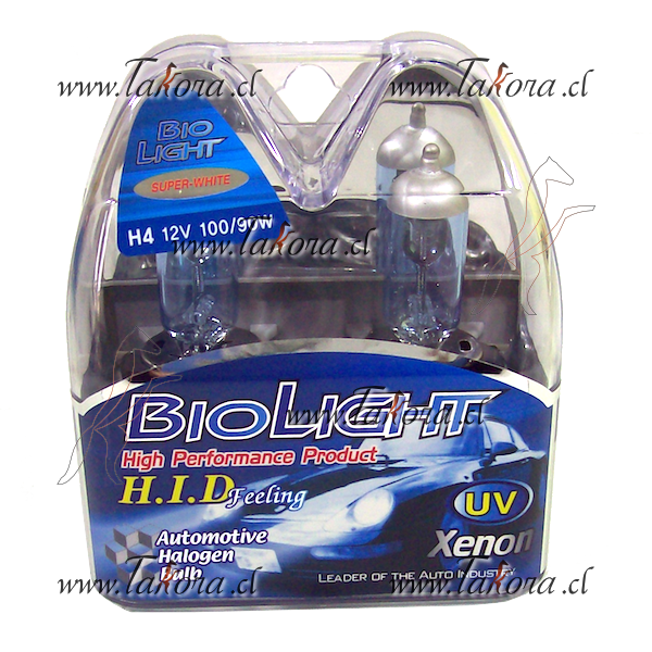 Repuestos de autos: Ampolleta Halogena Mod-H4 P43T, 12Volts, 100/90Wat...
Nro. de Referencia: H4-12V 100/90W P43t (B2)