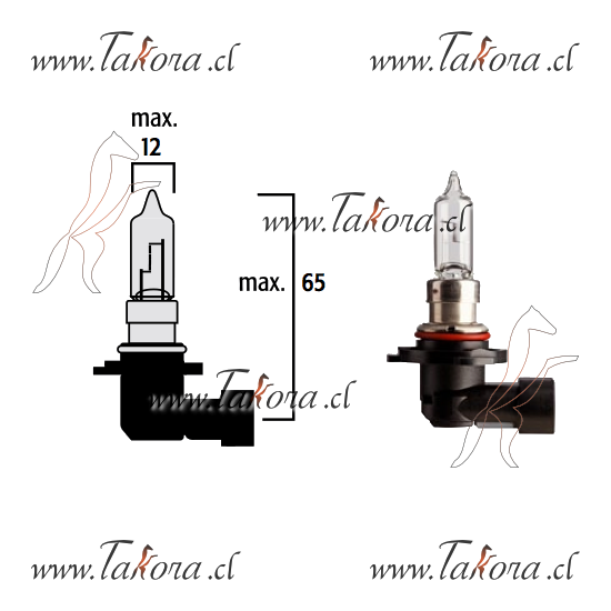 Repuestos de autos: Ampolleta Flosser modelo 9012, Base Px22D, designa...
Nro. de Referencia: 9012