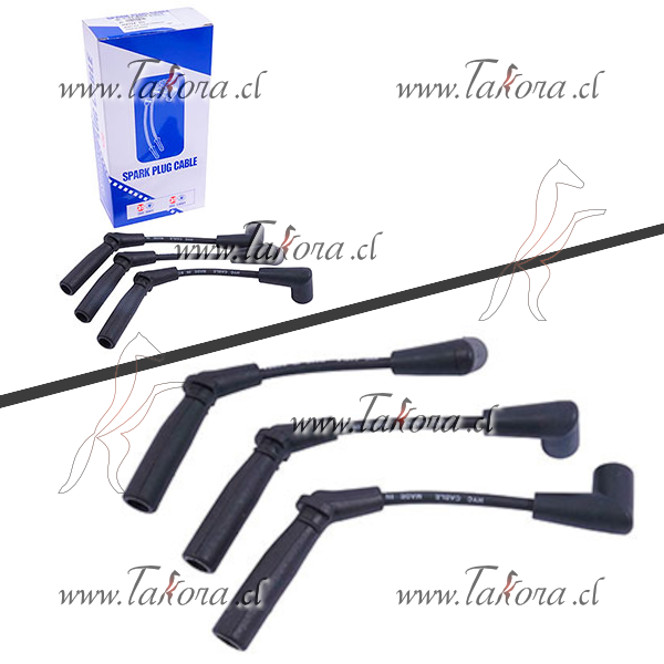 Repuestos de autos: Juego de Cables de Bujias (3 cables cortos)

<br...
Nro. de Referencia: 96291306
