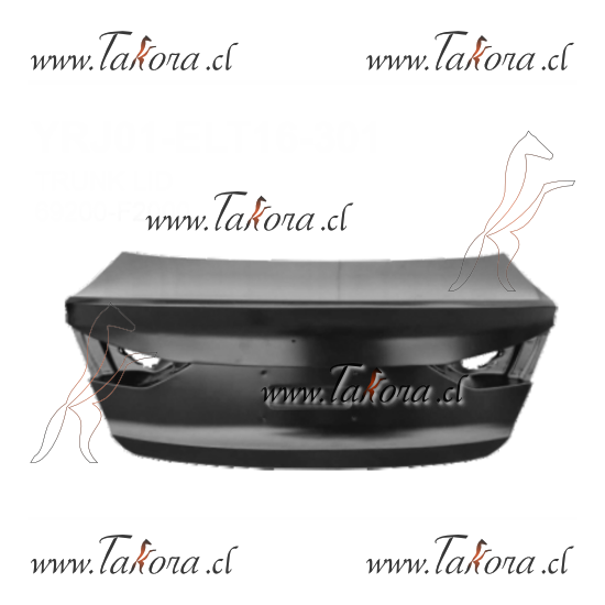 Repuestos de autos: Tapa Maleta / Maletero Hyundai Elantra 2016- ,...
Nro. de Referencia: 01-ELT16-301