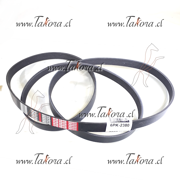 Repuestos de autos: Correa Ventilador 6PK-2380 (6PK2380)
<br>
<br><s...
Nro. de Referencia: 6PK-2380