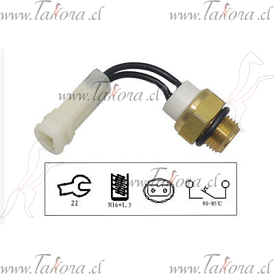 Repuestos de autos: Switch Electroventilador, Mitsubishi Lancer / Niss...
Nro. de Referencia: 21595-01A00