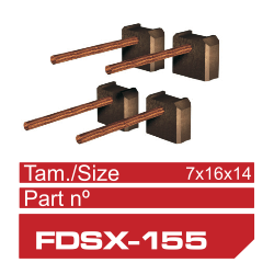 Repuestos de autos: Carbon para Motor de Partida, Linea Japonesa, 12 V...
Nro. de Referencia: FTSX-127