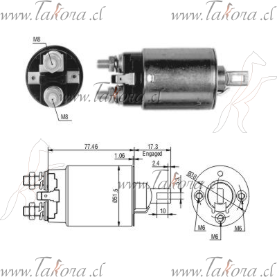 Repuestos de autos: Solenoide, Linea Mitsubishi Ss-1507 New Era Sin Ch...
Nro. de Referencia: ZM-690