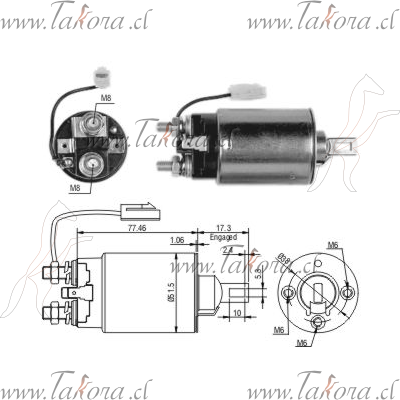 Repuestos de autos: Solenoide, Linea Mitsubishi Ss-1507 New Era con Ch...
Nro. de Referencia: ZM-693