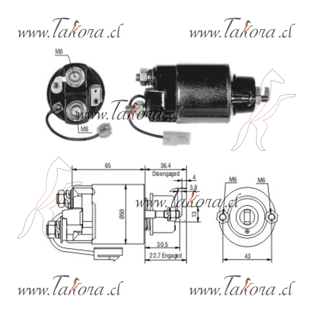 Repuestos de autos: Solenoide, Linea Nippondenso Ss-1660 New Era con C...
Nro. de Referencia: ZM-704