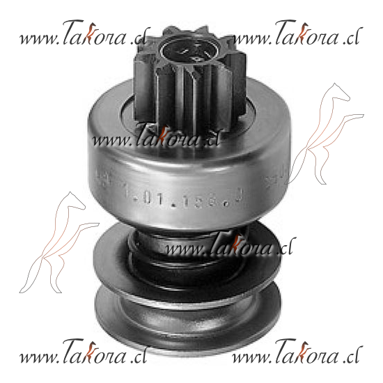 Repuestos de autos: Bendix Motor de Partida, 9 Dientes , diametro 25.8...
Nro. de Referencia: 227327