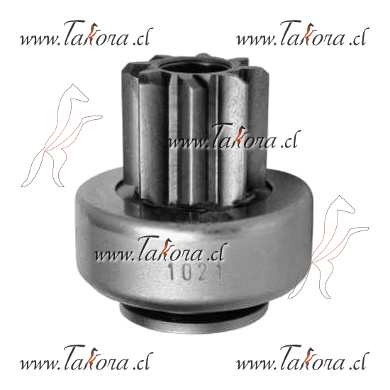 Repuestos de autos: Bendix Motor de Partida, Hitachi, 8 Dientes, 10 Es...
Nro. de Referencia: 23312-1E400