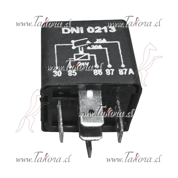 Repuestos de autos: Relay (Rele) Auxiliar, 24 Volts, 2X20 Amperes, 5 T...
Nro. de Referencia: DNI-0213-24V