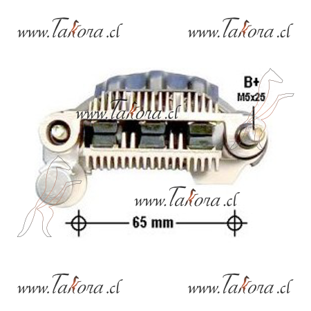 Repuestos de autos: Placa de Diodos/Rectificador Alternador, Linea Mit...
Nro. de Referencia: IMR-6540