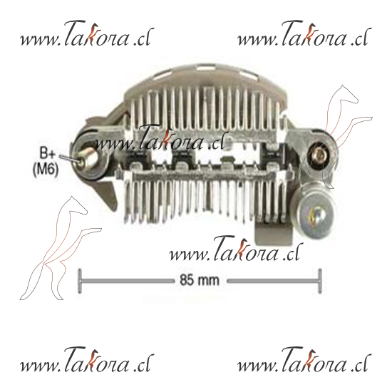 Repuestos de autos: Placa de Diodos/Rectificador Alternador, Linea Mit...
Nro. de Referencia: IMR-8596