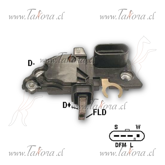 Repuestos de autos: Caja Reguladora de Voltaje, Linea Bosch, 12 Volts,...
Nro. de Referencia: IB-241