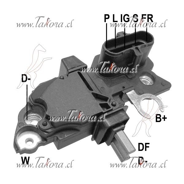 Repuestos de autos: Regulador Alternador, Mercedes Benz Omnibus 914/91...
Nro. de Referencia: IB-298