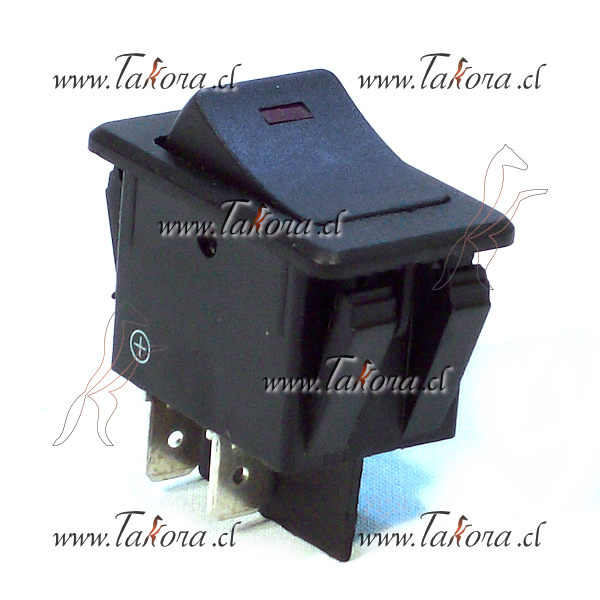 Repuestos de autos: Interruptor Rectangular (Switch), con Led Rojo, On...
Nro. de Referencia: K614