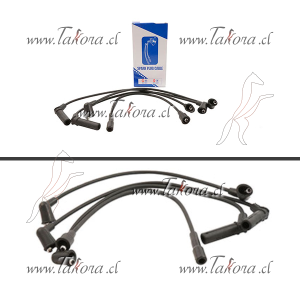 Repuestos de autos: Juego de Cables de Bujias, 4 cables.

<br>
<br>...
Nro. de Referencia: 33700-A78B03-000