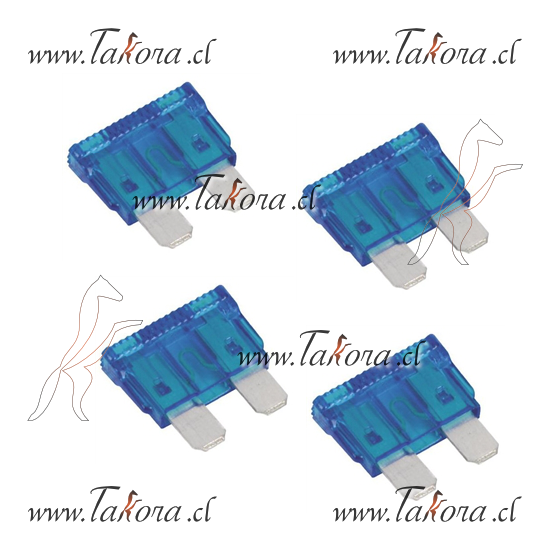 Repuestos de autos: Fusible, Ato 15 Amperes Azul  ...
Nro. de Referencia: F-ATO-15A-AZU