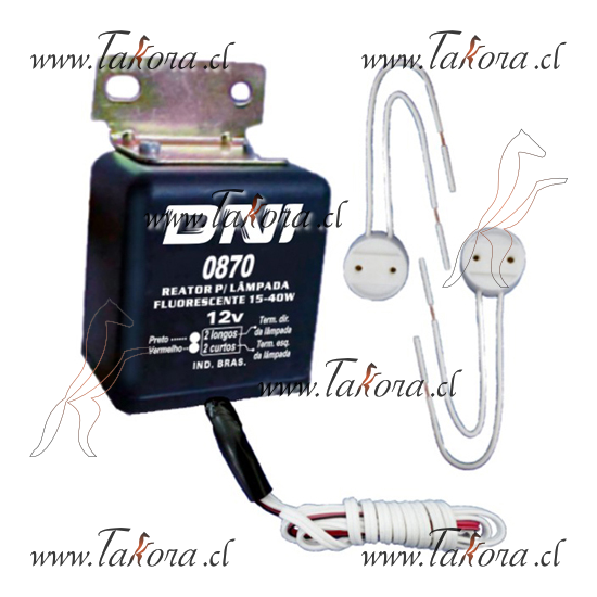 Repuestos de autos: Ballast, 12 Volts, 15/40 Watts, para ser usado con...
Nro. de Referencia: DNI-0870-12V