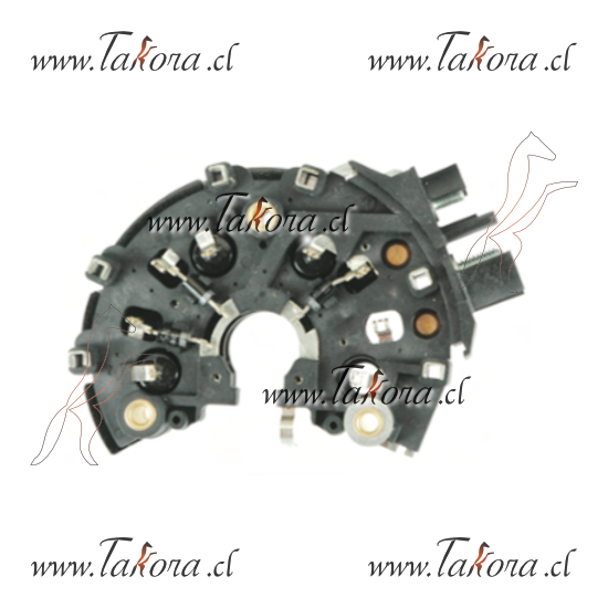 Repuestos de autos: Placa de Diodos/Rectificador Bosch 70-80A Ir/If Al...
Nro. de Referencia: IBR-694