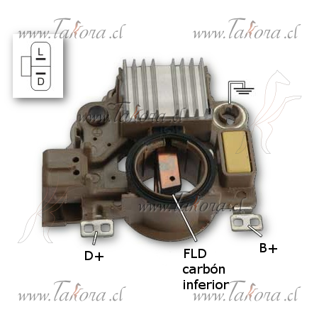Repuestos de autos: Regulador de Voltaje Mitsubishi 12 Volts, Ford Fie...
Nro. de Referencia: IM-358