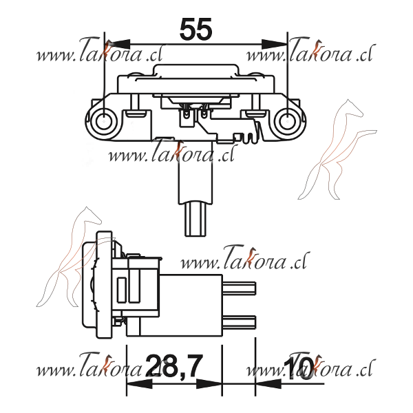 Repuestos de autos: Regulador de Voltaje, Bosch Ib-385/387/ 552023, 14...
Nro. de Referencia: GA-212CH