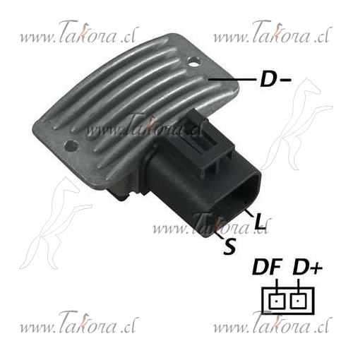 Repuestos de autos: Regulador de Voltaje, Mando Korea 14V-90 Amperes, ...
Nro. de Referencia: GA-126CH