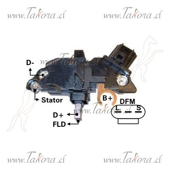 Repuestos de autos: Caja Reguladora de Voltaje, Bosch, 12 Volts, Ga-23...
Nro. de Referencia: RNB-145235