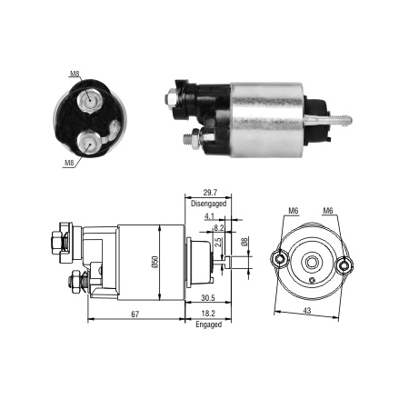 Repuestos de autos: Solenoide Nipondenso Plgr Honda Civic 1.7L 2001-20...
Nro. de Referencia: ZM-2-705