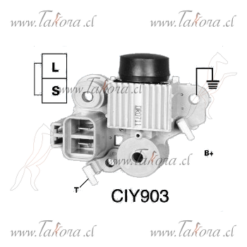 Repuestos de autos: Caja Reguladora de Voltaje, mando 12 Volts, /Hyund...
Nro. de Referencia: RNMA-00M903