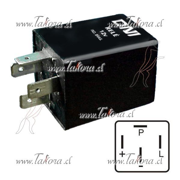 Repuestos de autos: Flasher 12 Volts, 4 terminales, Fiat iveco / dayli...
Nro. de Referencia: DNI-1105