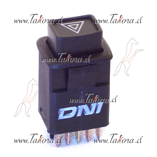 Repuestos de autos: Interruptor (switch) emergencia/hazard/12-24v / 8 ...
Nro. de Referencia: DNI-2103