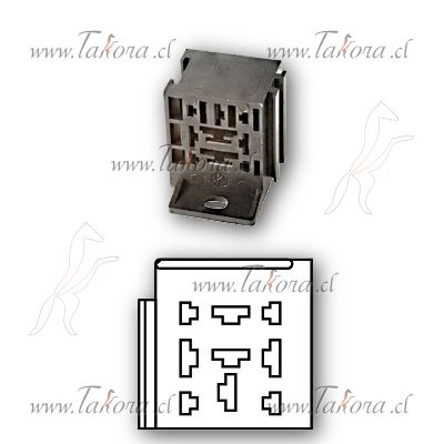 Repuestos de autos: Enchufe Porta Relay (rele), Universal, alta potenc...
Nro. de Referencia: 2223