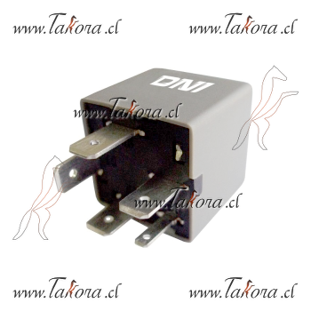 Repuestos de autos: Relay (Rele) auxiliar 12v-15 Amperes, 4 term-6.0mm...
Nro. de Referencia: DNI-8152