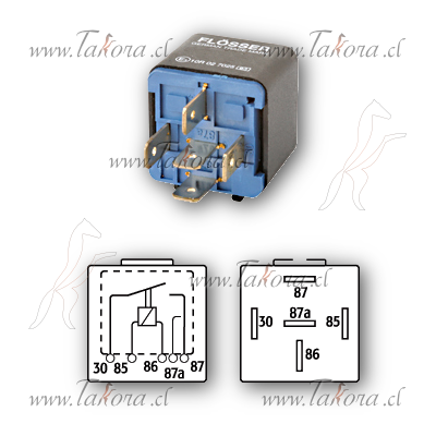 Repuestos de autos: Relay (Rele) Auxiliar inversor, 24 Volts, 10/20 Am...
Nro. de Referencia: 4162