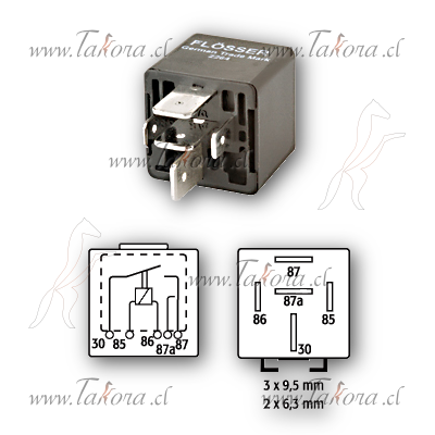 Repuestos de autos: Relay (Rele) auxiliar inversor, alta potencia, ref...
Nro. de Referencia: 2264