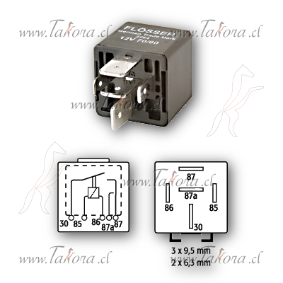 Repuestos de autos: Relay (Rele) inversor de alta potencia 24 Volts, 4...
Nro. de Referencia: 4264