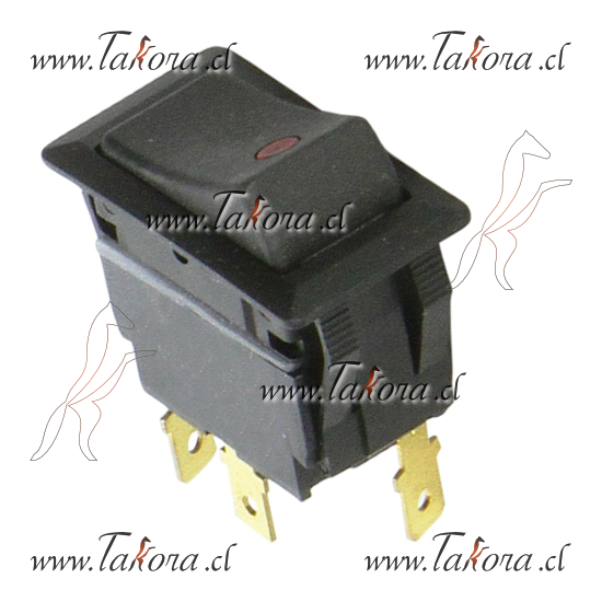 Repuestos de autos: Interruptor Luces Tecla Universal, 12-24 Volts, 1C...
Nro. de Referencia: DS-518